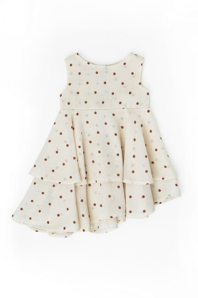 The Two Layers Dotty Dress