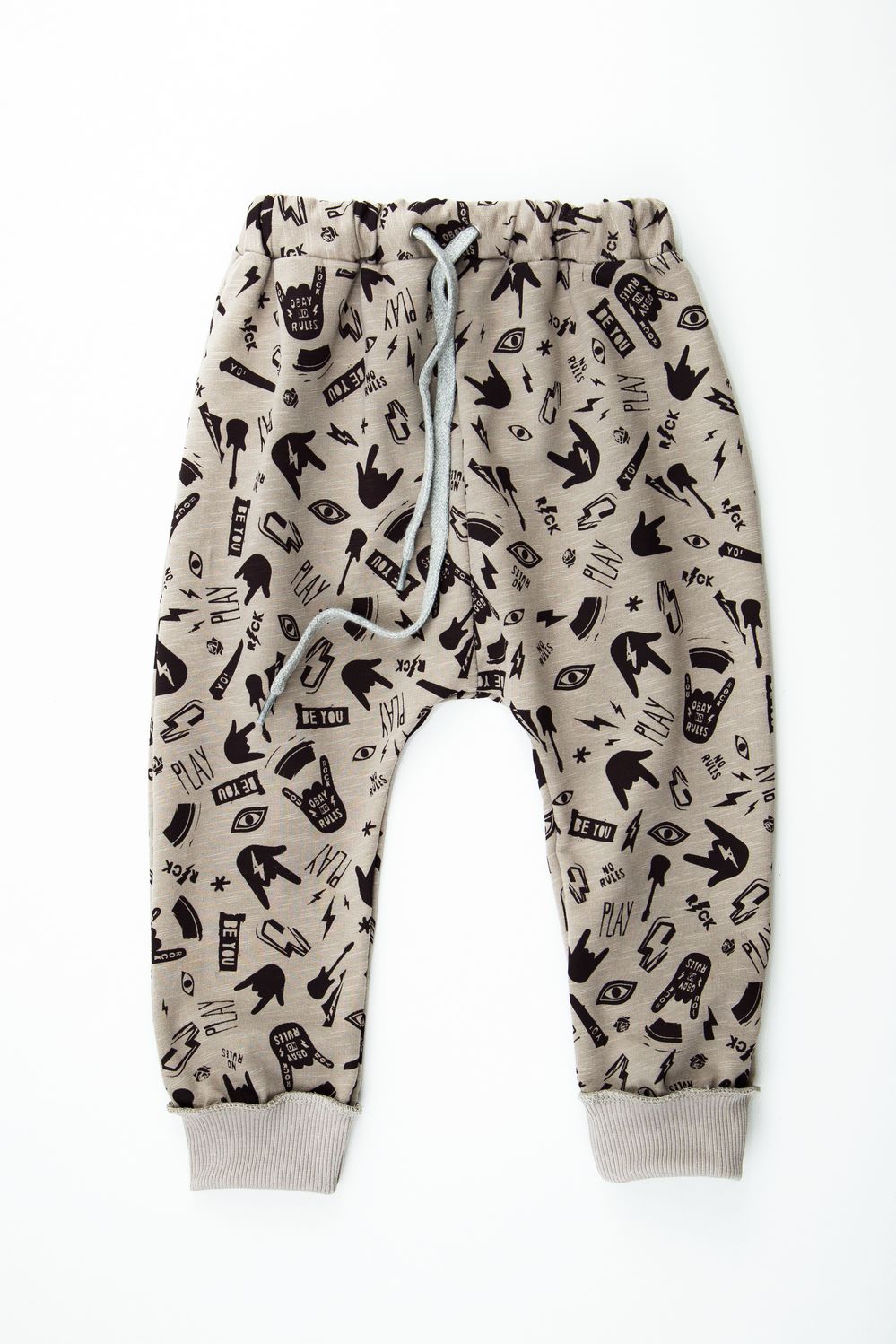 The Beige Trouble Maker Sweatpants