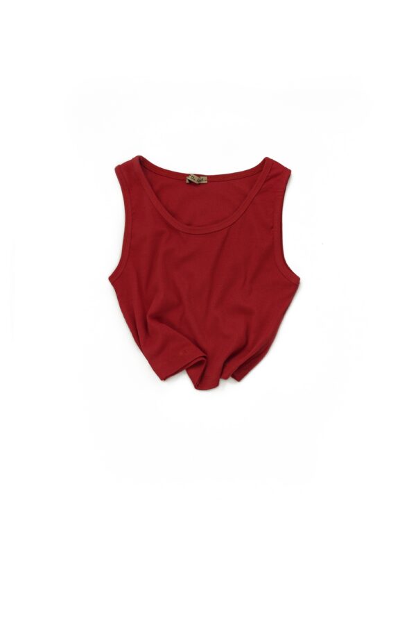 The RedCropped Rib Tank Top